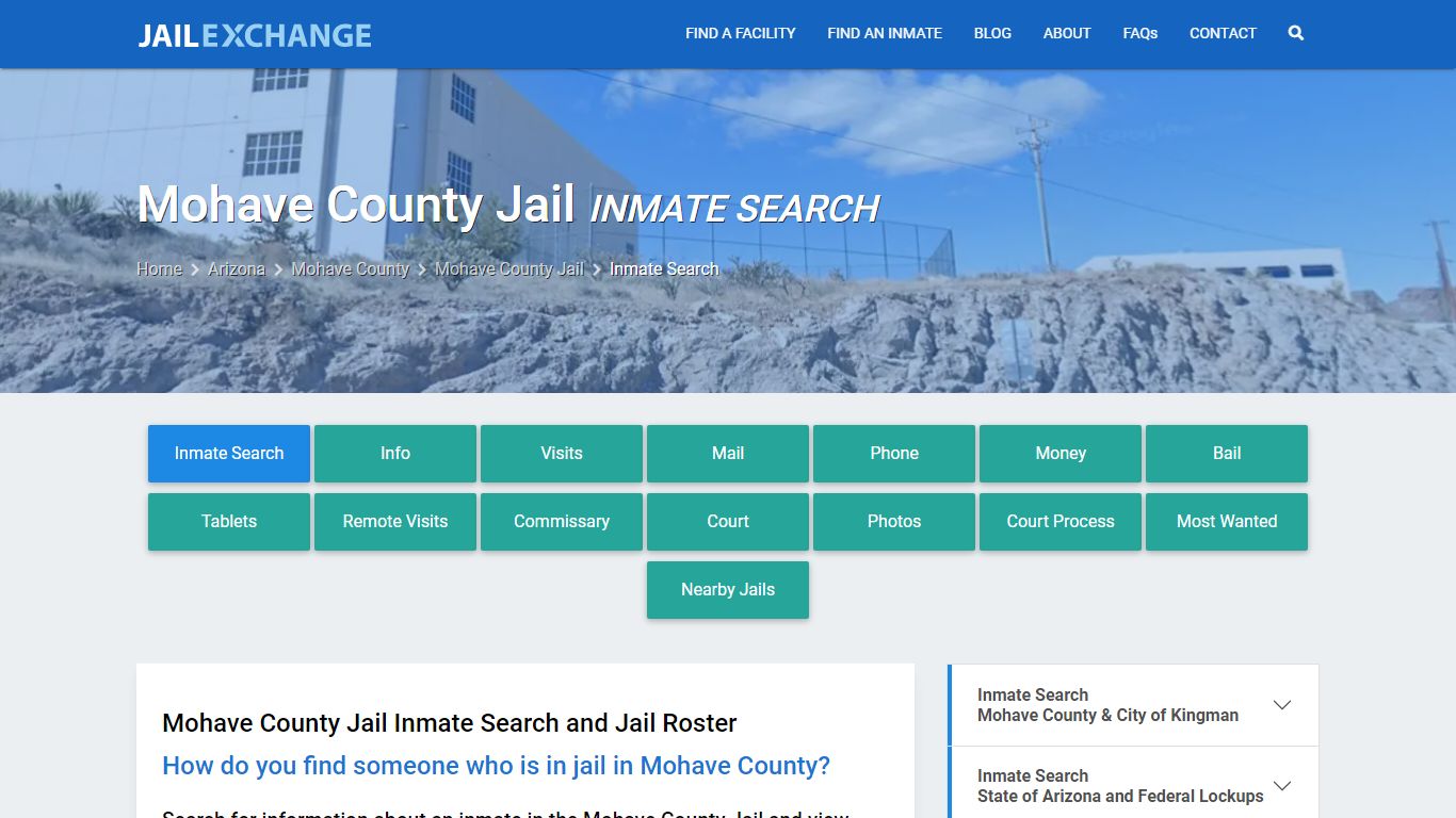 Inmate Search: Roster & Mugshots - Mohave County Jail, AZ - Jail Exchange